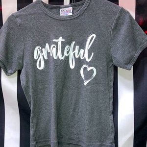 Grey short sleeve t-shirt